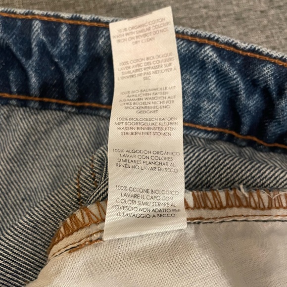 Nasty Gal Organic Pleated Wide Leg Jeans 0175 - Picture 7 of 8